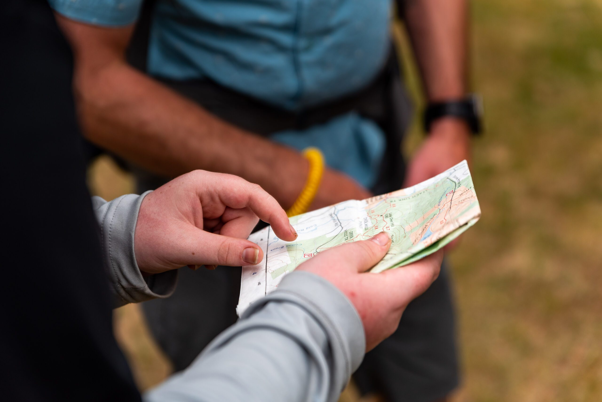 Summit Achievement student looking at a map
